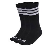 Adidas Unisex Socks, 3-Pack - 3-Stripes Cushioned Sportswear Crew Socks, L...