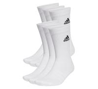 Adidas Unisex Socks, 6 Pack - Sportswear Crew, Logo, Padded, Solid Color...