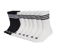 Adidas Unisex Socks, 9-Pack - 3-Stripes Cushioned Sportswear Crew Socks, L...