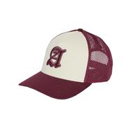 adidas Unisex Stadium Graphic Trucker Cap, Ivory/Maroon, L-XL