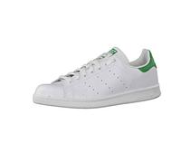adidas Unisex Stan Smith Trainers, White Ftwrwhite Corewhite Ftwbla Blaess Vert, 4.5 UK