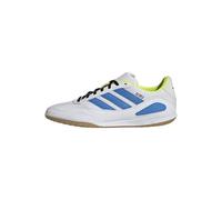 adidas Unisex Super SALA Competition III Indoor Football Shoes, FTWR White/Lucid Ray Blue/Solar Yellow, 9.5 UK