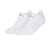 adidas Unisex Superlite Performance 2.0 2-Pack No Show, 2/White/Beam Orange/Icey Blue, Medium