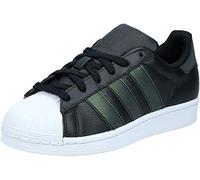 adidas Unisex Superstar Low-Top Sneakers, Black Core Black Core Black Footwear White, 4 UK