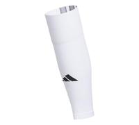 Adidas Unisex Team Speed Soccer Socks or Calf Sleeves (1 Pair) Over-The-Calf, White/Black/5/Sleeve, Medium