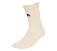 adidas Unisex Tennis Crew Socks Cushioned 1 Pair Pack Socks, wonder white/maroon, XL