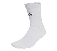 adidas Unisex Tennis Cushioned Crew Socks 1 Pair, dash grey/black, 4.5-6