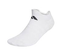 adidas Unisex Tennis Low-Cut Cushioned Socks 1 Pair, White/Black, 6.5-8