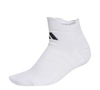 adidas Unisex TENNIS LOW CUT SOCKS CUSHIONED 1 PAIR PACK, white/black, 2.5-4