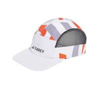 adidas Unisex Terrex Climacool 5PANEL Graphic Cap, White/Semi Impact Orange/Black, XS