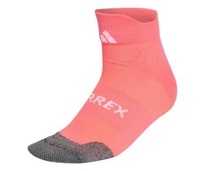 adidas Unisex Terrex Climacool Trail Running Speed Ankle Socks Socks, Pure Turbo/white, M