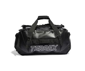 adidas Unisex Terrex RAIN.RDY Expedition Duffel Bag M - 70L, Black/White, One Size