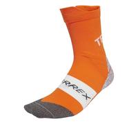 adidas Unisex Terrex Xperior CLIMACOOL Trail Crew Socks, semi impact orange, 10.5-12.5