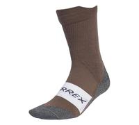 adidas Unisex Terrex Xperior CLIMAWARM Merino Crew Socks, Earth Strata, 10.5-12.5