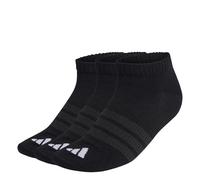 adidas Unisex THIN&LIGHT ESSENTIALS LOW CUT SOCKS 3 PAIR PACK, black/black/white, 8.5-10