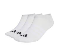 adidas Unisex THIN&LIGHT SPORTSWEAR NO SHOW SOCKS 3 PAIR PACK, white/white/black, 10.5-12.5