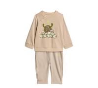 adidas unisex tiro_nster jogger set beige 3-4y
