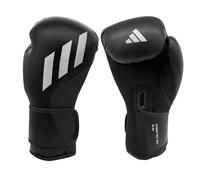 adidas Tilt 200 Boxing Gloves 16oz - Made from PU Leather, with Elasticated Strap for Secure Fit, Provides Wrist Support for Sparring, Training, & Boxing Bag Workouts, Suitable for Men & Women, Black