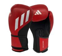 adidas Tilt 200 Boxing Gloves 10oz - Made from PU Leather, with Elasticated Strap for Secure Fit, Provides Wrist Support for Sparring, Training, & Boxing Bag Workouts, Suitable for Men & Women, Red