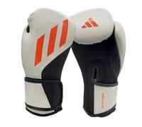 adidas Tilt 200 Boxing Gloves 12oz - Made from PU Leather, with Elasticated Strap for Secure Fit, Provides Wrist Support for Sparring, Training, & Boxing Bag Workouts, Suitable for Men & Women, White