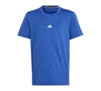 adidas Unisex Training Aeroready Heather T-Shirt Kids Blue Size 13-14 Years New