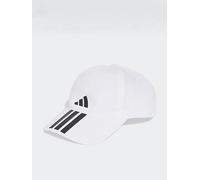 adidas Unisex Baseball Cap 3 Stripes Climaproof, White/Black, M-L