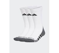 adidas Unisex Training Cushioned Crew Socks 3 Pack, White, Size Xl, Men White