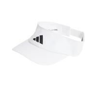 adidas Unisex Visor Climacool Hat, White/Black, S-M