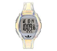 Adidas Unisex Watch Digital Athletics One Plastic White Transparent AOFH26026