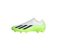 adidas Unisex X CRAZYFAST.3 LL FG, Cloud White/Core Black/Lucid Lemon, 12 UK