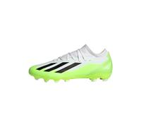 adidas Unisex X Crazyfast.3 Multi-Ground Boots Football, Cloud White/Core Black/Lucid Lemon, 9.5 UK