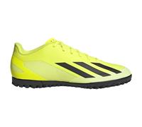 adidas Unisex X Crazyfast Club Turf Boots Football, Solar Yellow/Core Black/Cloud White, 8 UK
