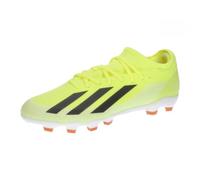 adidas Unisex X Crazyfast League Multi-Ground Boots Football, Solar Yellow/Core Black/Cloud White, 11.5 UK
