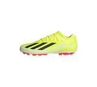 adidas Unisex X Crazyfast League Artificial Grass Boots, Solar Yellow/Core Black/Cloud White, 8 UK