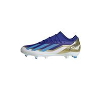 adidas Unisex X Crazyfast Messi League Firm Ground Boots, Lucid Blue/Blue Burst/Cloud White, 10.5 UK