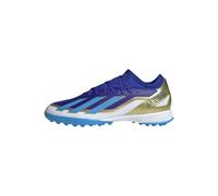 adidas Unisex X Crazyfast Messi League Turf Boots, Lucid Blue/Blue Burst/Cloud White, 7 UK