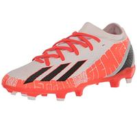 adidas Unisex X Speedportal Messi.3 Firm Ground Soccer Shoe, FTWR White/Core Black/Solar Red, 4 US Men