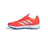 adidas Unisex Zone DOX Hockey Shoes, FTWR White/Zero met./Bright Royal, 8 UK