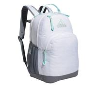 adidas Unisex's Adaptive Backpack Large Size with Features for Independent Dressing and Ease of Use Bag, Jersey White/Semi Flash Aqua Blue, One