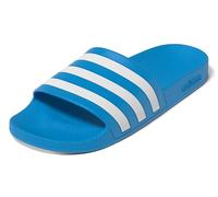 adidas Unisex's Adilette Aqua Slide Sandal, Solar Blue, White, Solar Blue, 8.5 UK