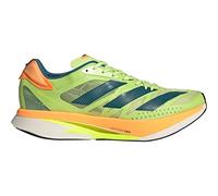 adidas Adizero Adios Pro 2.0 Mens Running Shoes, Pulse Lime/Real Teal/Flash Orange, 6