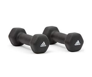 adidas Unisex's Dumbbells (Pair), Black, 1 Kg