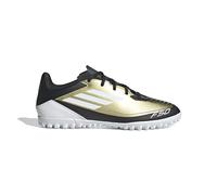 adidas Unisex's F50 Club Messi Football Boots Turf, Gold/Footwear White/Carbon Black, 7 UK