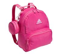 adidas Unisex's Must Have Mini Backpack, Small Size for Festivals and Travel Bag, Pulse Magenta Pink/White, One