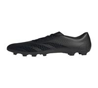 adidas Unisex Accuracy.4 Football Boots Flexible Ground Shoes, Black/Black/White, 8 US Women/7 US Men