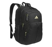 adidas Unisex's Prime Backpack for Work, Travel Bag for Women and Men with Padded Compartment for Laptop, Black/Gold Metallic, One Size