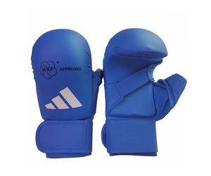 adidas Unisex's WKF Karate Mitts with Thumb, Blue, XL