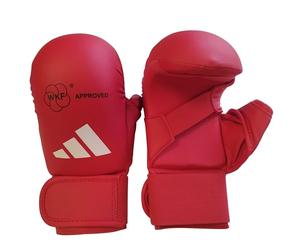 adidas Unisex's WKF Karate Mitts with Thumb, Red, XL