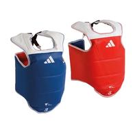 adidas Unisex's WT Taekwondo Martial Arts TKD Body Protector Chest Guard, Blue, XLarge
