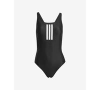 Adidas 3 Stripes V Back Swimsuit Black 38 Woman